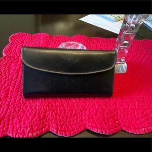 Coach Wallet - Black Leather -